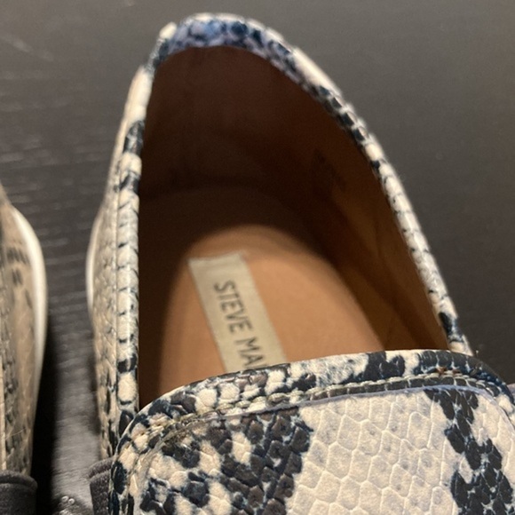 Steve Madden Emlen Slide On Snake-Print Sneakers Size 8.5 - Picture 10 of 12
